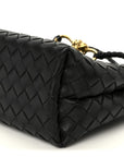 Nappa Intrecciato Small Andiamo Shoulder Bag Black