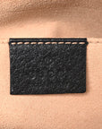 Calfskin GG Web Small Ophidia Dome Shoulder Bag Black