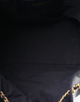 Caviar Quilted Medium CHNL 25 Handbag Dark Navy