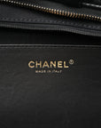 Lambskin Quilted Bow Bag Black
