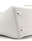 Smooth Calfskin Mini Bel Air Carry All Bag White