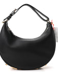 Vitello Grace Matte Small FNDIgraphy Hobo Bag Black