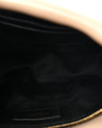 Lambskin Quilted Toy Loulou Puffer Monogram Chain Satchel Nude Powder