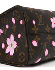 LV X TM Monogram Cherry Blossom Onthego PM Sakura Brown