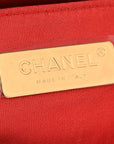 Lambskin Quilted CHNL 19 Waist Bag Red