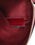 GG Shadow Monogram Ophidia Top Handle Bowler Bag Rosso Ancora Red
