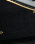 Grained Calfskin Mini Belt Bag Black