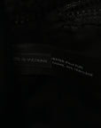 Polyester Cotton Medium The Teddy Traveler Tote Bag Black