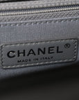 Calfskin Quilted New Medium Boy Flap Black