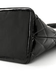 Patent Medallion Tote Black