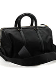 Re-Nylon Saffiano Medium Re-Edition 1978 Top Handle Bag Black