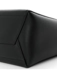 Soft Grained Calfskin Sangle Bucket Bag Black