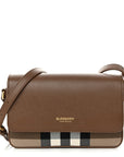 Grained Calfskin House Check Tartan Mix New Hampshire Earth