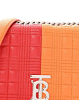 Lambskin Quilted Small Lola Bag Bright Red Orange
