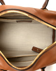 Calfskin Small Sac De Jour Boston Handle Toasted Brown