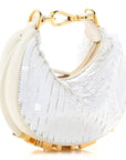 Sequin Paillettes Shiny Nappa Nano FNDIgraphy Hobo Charm Ottico