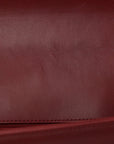 Lambskin Quilted Small Boy Flap Burgundy