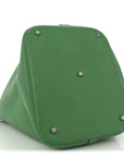 Taurillon Clemence Picotin Lock 26 GM Bamboo