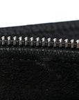 Drummed Calfskin Nano Luggage Black