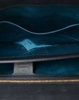 Suede Patent GG Web Medium Ophidia Chain Shoulder Bag Black