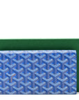 Goyardine Richelieu Wallet Sky Blue