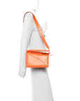 Satin Calfskin Small Puzzle Bag Orange