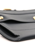 Calfksin Slim Belt Bag Black