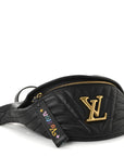 Calfskin Quilted New Wave Bumbag Black