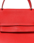 Grained Calfskin Mini Belt Bag Vermillion