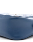 Calfskin Matelasse Aria Small GG Marmont Chain Shoulder Bag Clear Blue