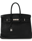Togo Birkin 35 Black