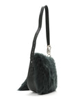 Shearling Small Knight Crossbody Bag Vine