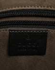 GG Supreme Monogram Flat Messenger Bag Beige Black New Acero