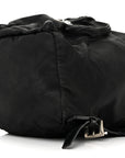Nylon Vela Mini Cinch Backpack Black