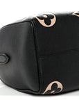Empreinte Monogram Giant Speedy Bandouliere 25 Black Beige