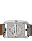 Stainless Steel Alligator Diamond Bezel 23mm Cape Cod Double Tour Chaine d'Ancre Joaillier Quartz Watch Gris Perle