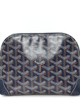 Goyardine Vendome Toiletry Pouch Navy