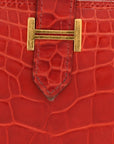 Shiny Alligator Bearn Wallet Geranium