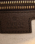 GG Supreme Monogram Web Small Ophidia Top Handle Bag Beige Ebony