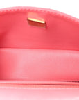 Aged Calfskin Quilted 2.55 Reissue Mini Flap Pink