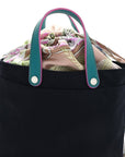 Canvas Taurillon Silk Petit H Tote Multicolor