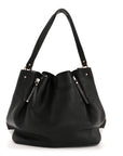 Grainy Calfskin House Check Medium Maidstone Black