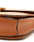 Natural Calfskin Medium Classic Box Flap Bag Tan