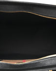 Calfskin Mega Check Small Banwell Tote Black