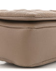 Lambskin Quilted Small Lola Bag Camel