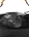 Calfskin La Medusa Chain Hobo Black