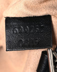Calfskin Matelasse Monochrome GG Marmont Chain Belt Bag Black