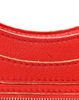Supple Grained Calfskin Classic Silver Hardware Highlight Mini City Rouge Fraise