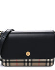 Calfskin Vintage Check New Hampshire Bag Black