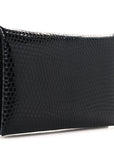 Lizard Calvi Card Case Black